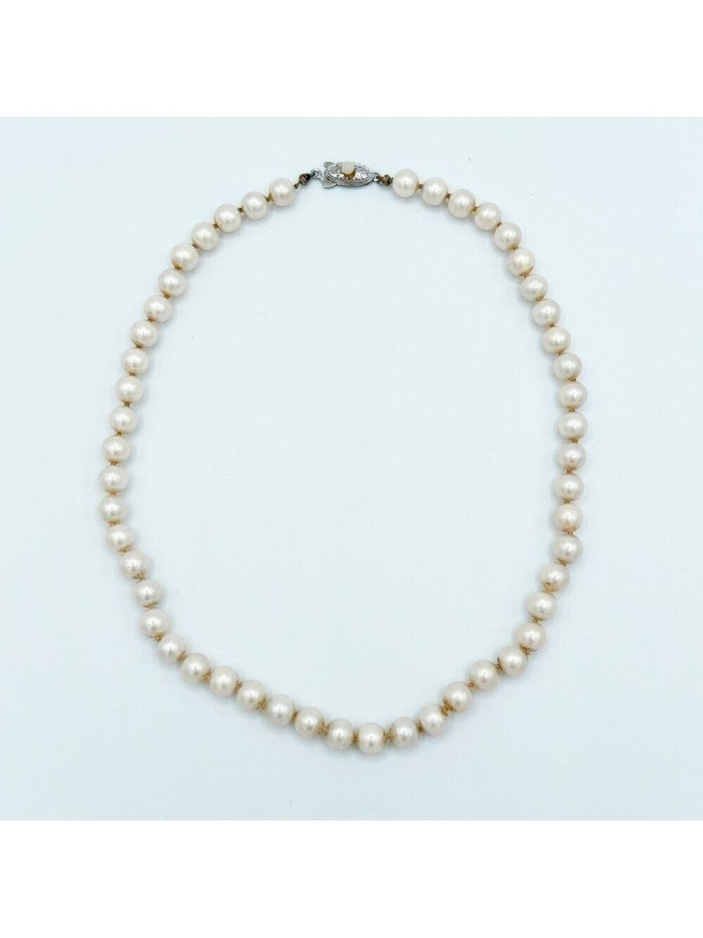 Antique hand knotted pearls